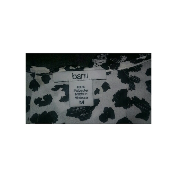 Bar III Women's leopard print shirt dress - Picture 3 of 3